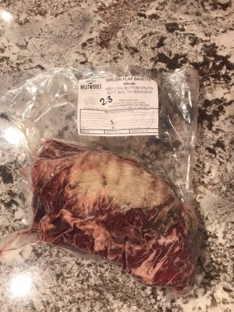 Sirloin Flap Bavette (whole)